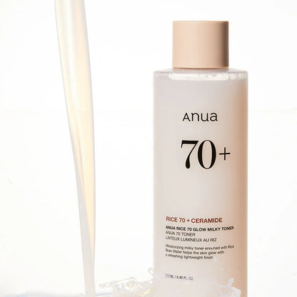 Anua toner for uneven skin tone, sallow complexion, and dryness – Softening "Milky" hydration treatment from Atelier De Glow UK.