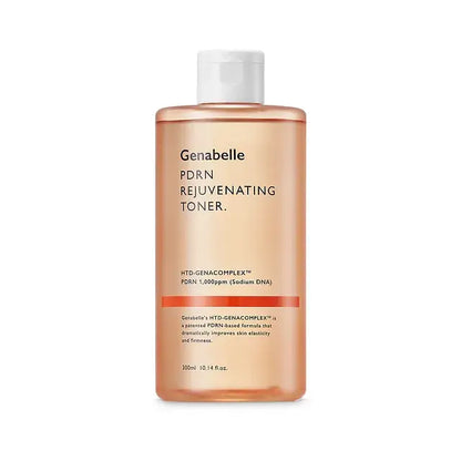 Genabelle PDRN Rejuvenating Toner – 300ml professional Korean toner featuring Salmon DNA (PDRN) for skin barrier repair available at Atelier De Glow UK.