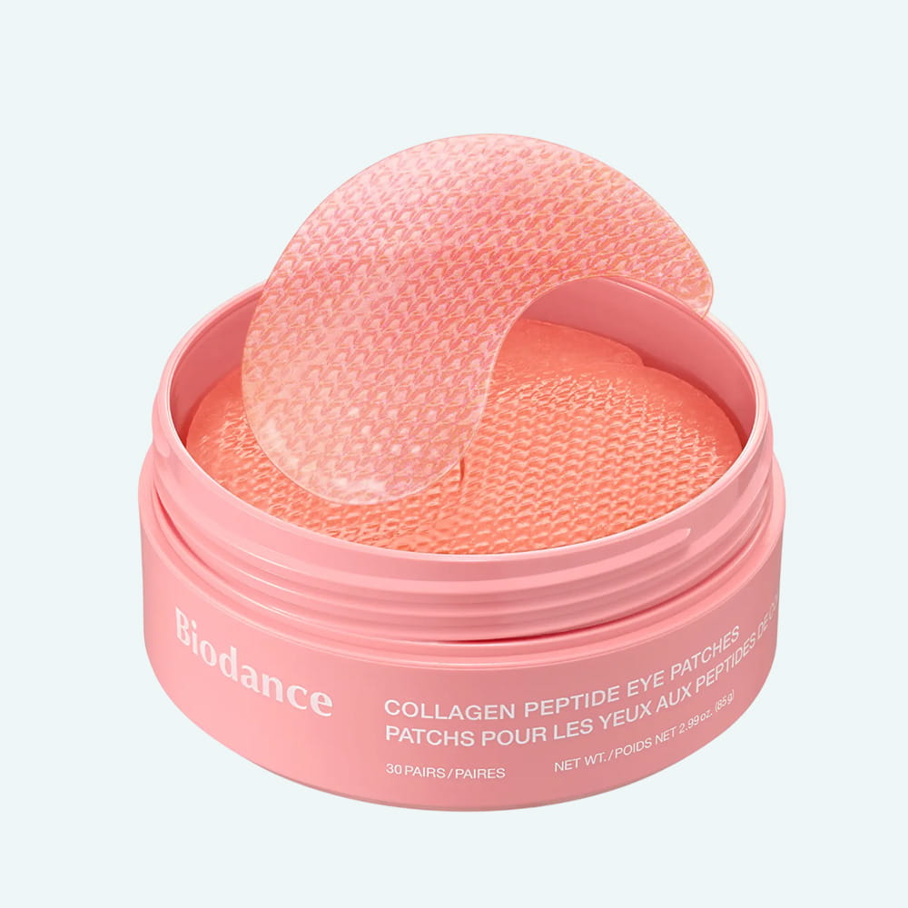 Biodance patches for hollow under-eyes, fine lines, and puffiness – Firming "Peptide-Infused" eye treatment from Atelier De Glow UK.