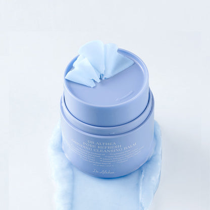 Freshly ground balm-to-oil texture of Dr. Althea Pore Refresh – Professional-grade "Glass Skin" double cleanse for soothing redness at Atelier De Glow UK.