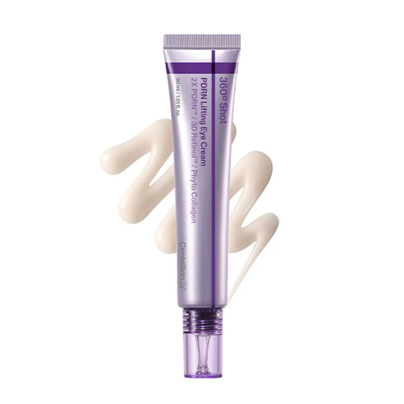Centellian24 360º Shot PDRN Lifting Eye Cream – Clinical PDRN and concentrated TECA (Centella) Korean eye treatment available at Atelier De Glow UK.