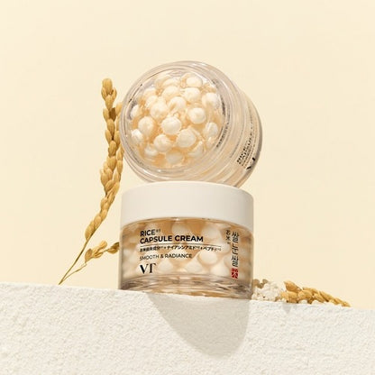 VT Rice Ceramide Cream for treating dark spots, stubborn melasma, severe dehydration lines, and flaky texture on uneven skin barriers from Atelier De Glow UK.