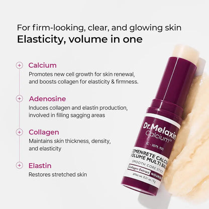 Dr.Melaxin balm for volume loss, sagging skin, and deep wrinkles – Intensive calcium-infused firming treatment for targeted repair from Atelier De Glow UK.