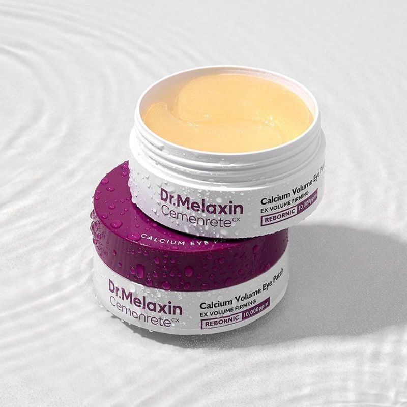 Large-sized Dr.Melaxin Cemenrete Eye Patch hydrogel – High-adhesion, cooling Korean eye mask for deep calcium absorption at Atelier De Glow UK