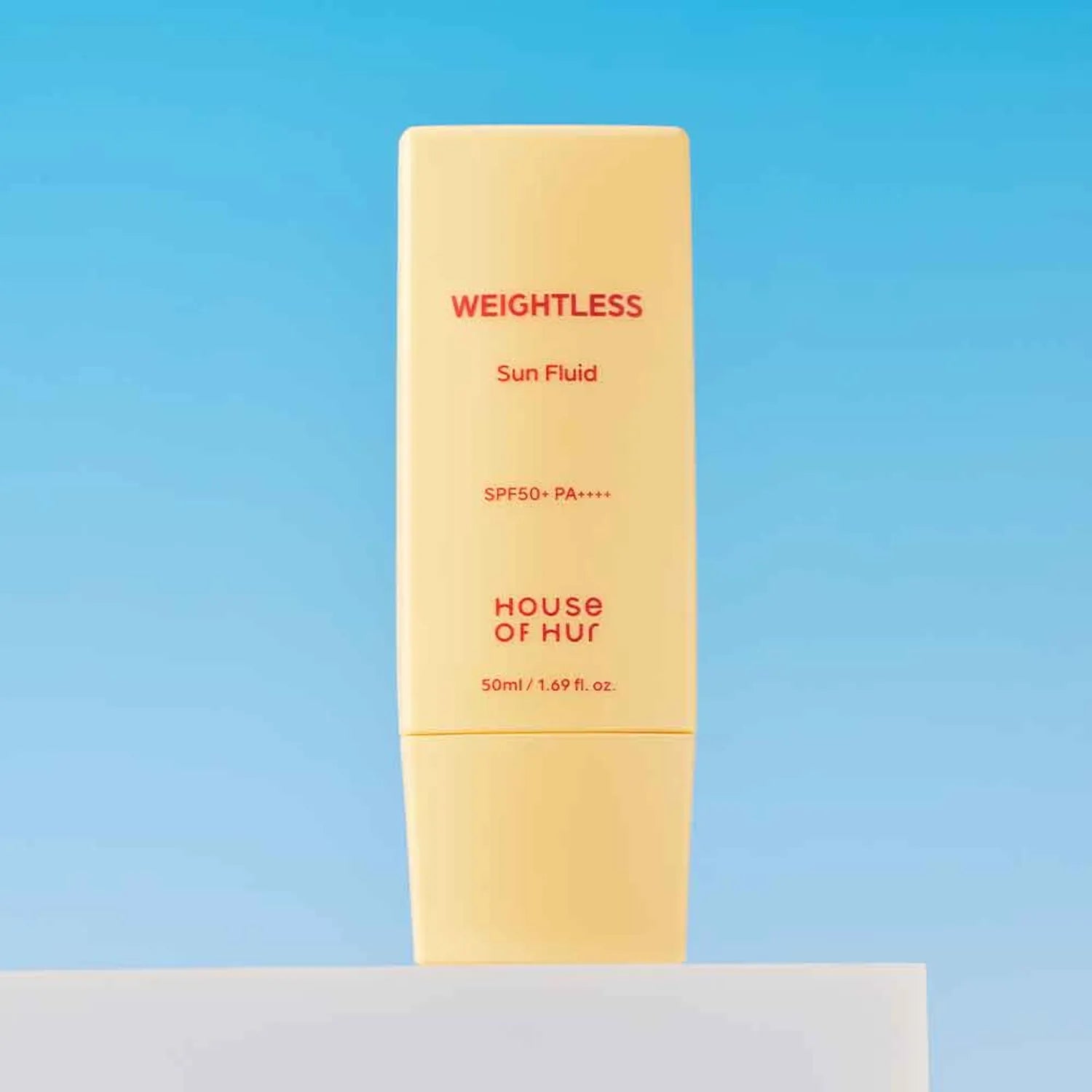House of Hur Sun Fluid – Professional-grade "Breathable Guard" for achieving a fresh, protected, and high-definition "Glass Skin" base, shop at Atelier De Glow UK.