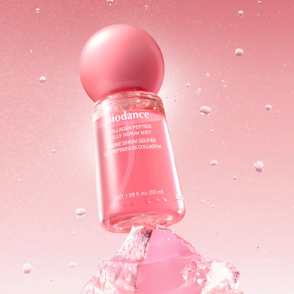 Biodance mist for midday dryness, makeup cakeyness, and loss of glow – Tightening "Peptide Serum" spray from Atelier De Glow UK.