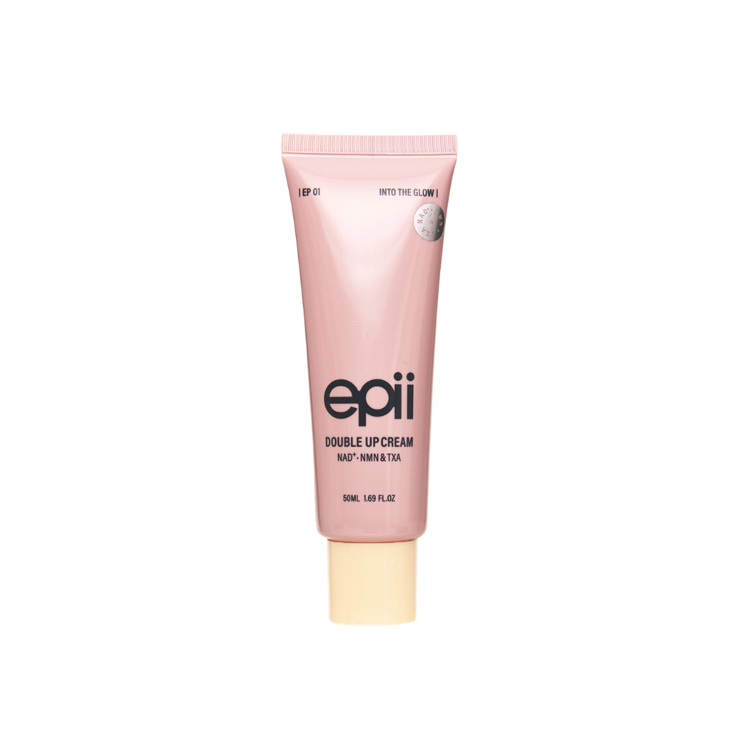 epii Double Up Cream NAD+ NMN &amp; TXA – 50ml clinical-strength cellular longevity, anti-aging, and tranexamic acid brightening cream available at Atelier De Glow UK.