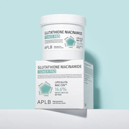APLB Glutathione Pads – Professional-grade Korean treatment for "Glass Skin" luminosity, pore refining, and hyperpigmentation, shop at Atelier De Glow UK.