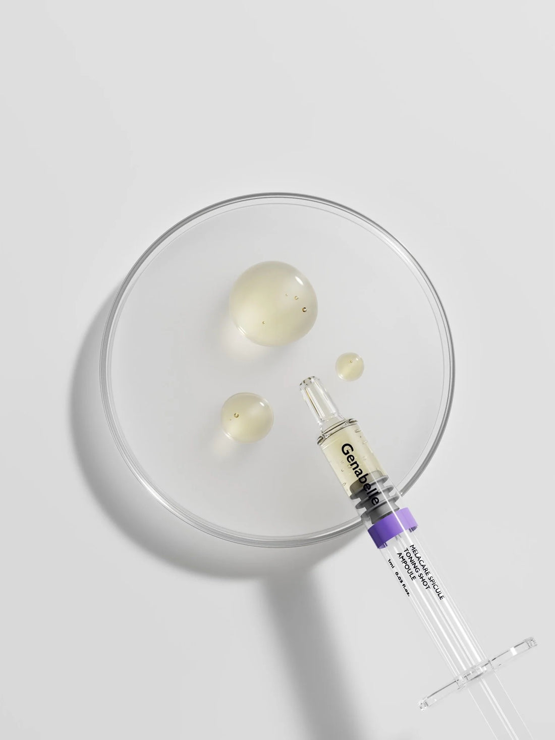 High-absorption "Spicule" texture of Genabelle Melacare Ampoule – Targeted tingling sensation for deep pigment correction at Atelier De Glow UK.