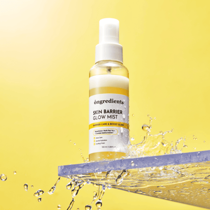 Ongredients Skin Barrier Glow Mist 100ml for dewy hydration, available at Atelier De Glow UK - Korean Skincare Shop.