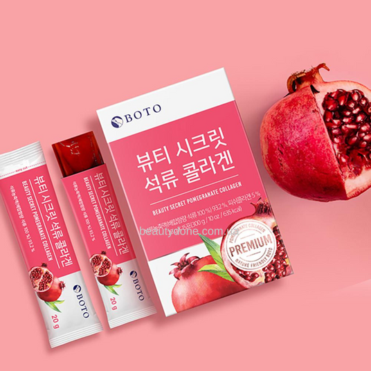 BOTO collagen jelly for skin elasticity, fine lines, and hydration – Anti-aging edible beauty supplement for firm skin from Atelier De Glow UK.