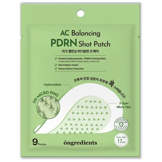 ongredients AC Balancing PDRN Shot Patch 9 Patches