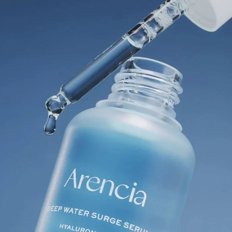Arencia Serum for treating inner-skin dehydration, fine lines, and tightness – Deep-sea mineral Korean moisture boost from Atelier De Glow UK.