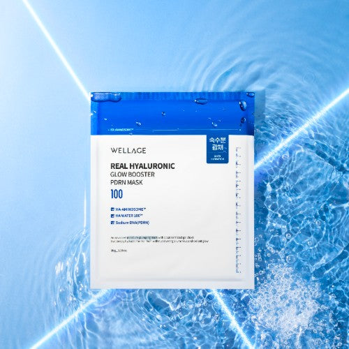 38g oversized serum-soaked PDRN mask sheet - Deeply hydrating and firming - Atelier De Glow