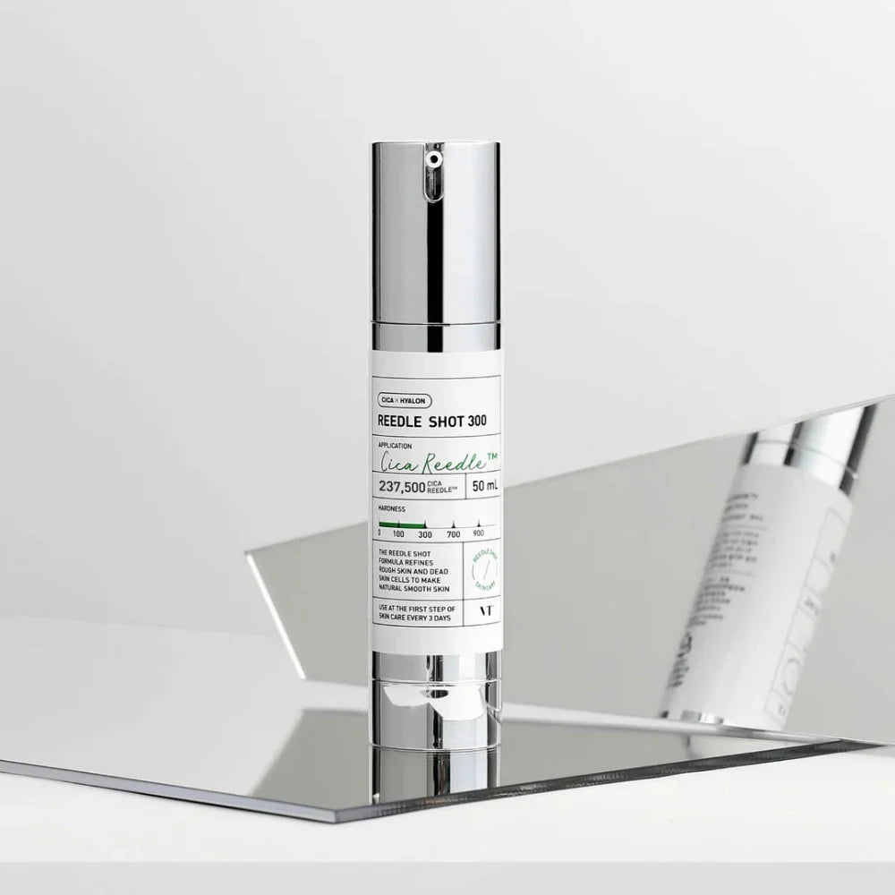 VT Reedle Shot 300 for targeting rough skin texture, dullness, and poor absorption of skincare products, helping to create a smoother, healthier complexion from Atelier De Glow UK.
