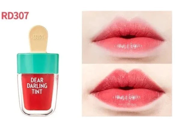Etude House Dear Darling Water Gel Tint Watermelon Red: Vibrant and Juicy Lip Color for a Fresh Look at Atelier de Glow