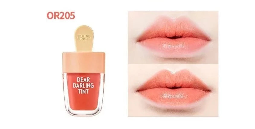 Shop Etude House Dear Darling Water Gel Tint Apricot Red for Hydrated and Vibrant Lips at Atelier de Glow