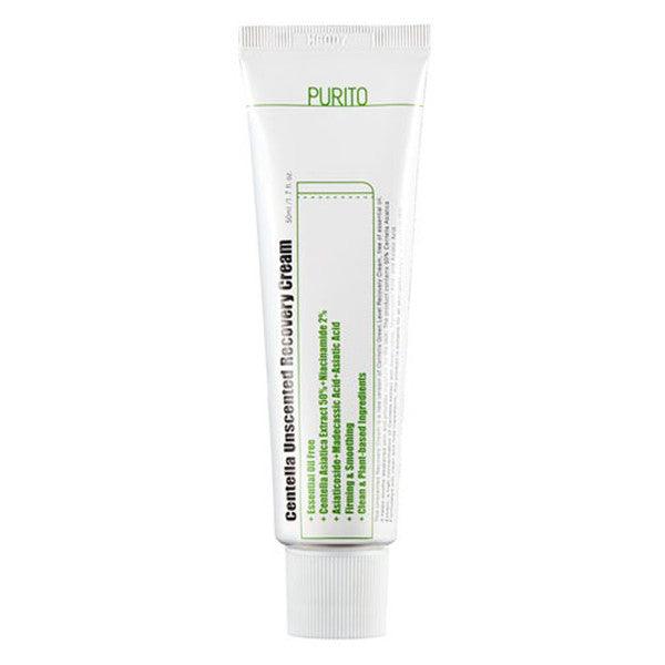 Shop Purito Centella Unscented Recovery Cream 50ml for Skin Soothing and Hydration at Atelier de Glow