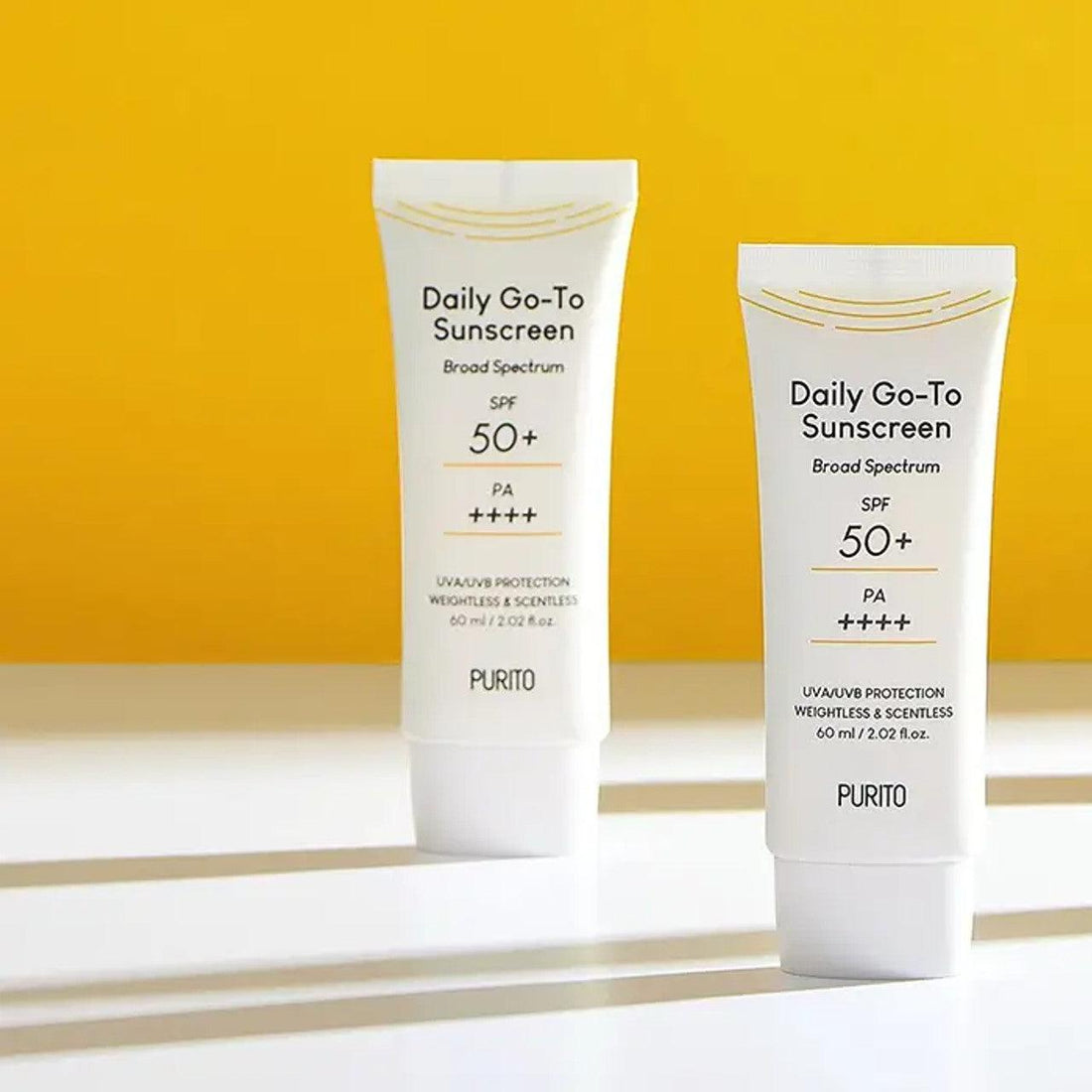 Purito Daily Go-To Sunscreen SPF50+ PA++++ 60ml: Broad Spectrum Sun Protection for Healthy Skin at Atelier de Glow