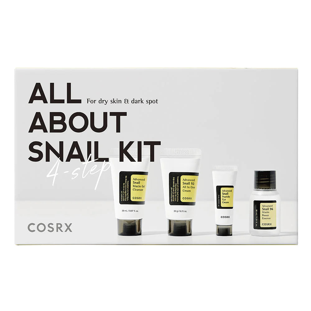 Discover the Benefits of Snail Mucin: COSRX All About Snail Kit at Atelier de Glow